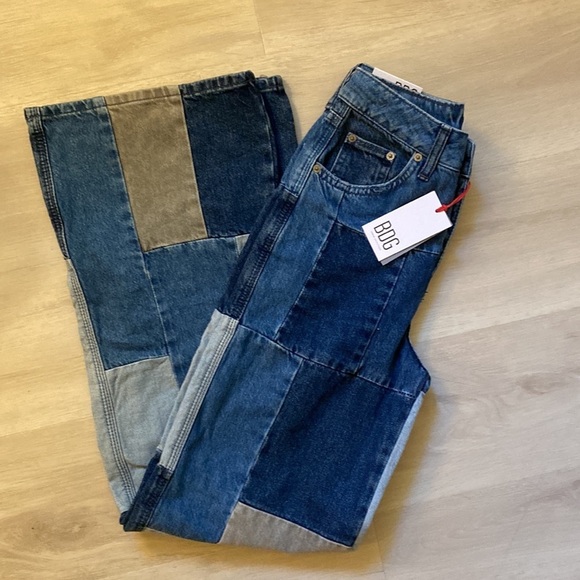 Urban Outfitters BDG Puddle Patchwork Jean Size 24 #299 - Picture 3 of 15